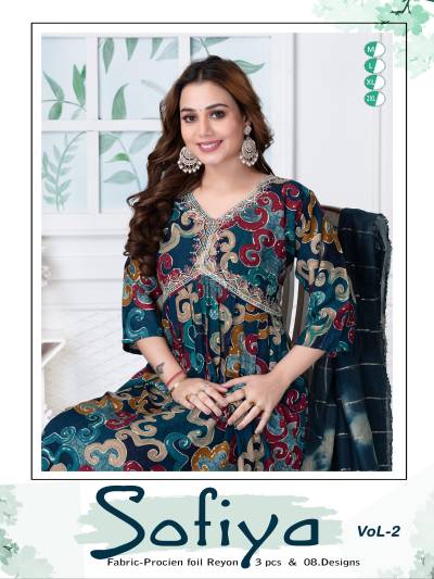 SOFIYA VOL.2.1.0 BY FT DESIGNER RAYON PRINT KURTIS WHOLESALER IN INDIA